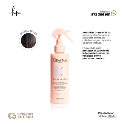 KÉRASTASE GLOSS ABSOLU • Termoprotector Glaze Milk 190ml