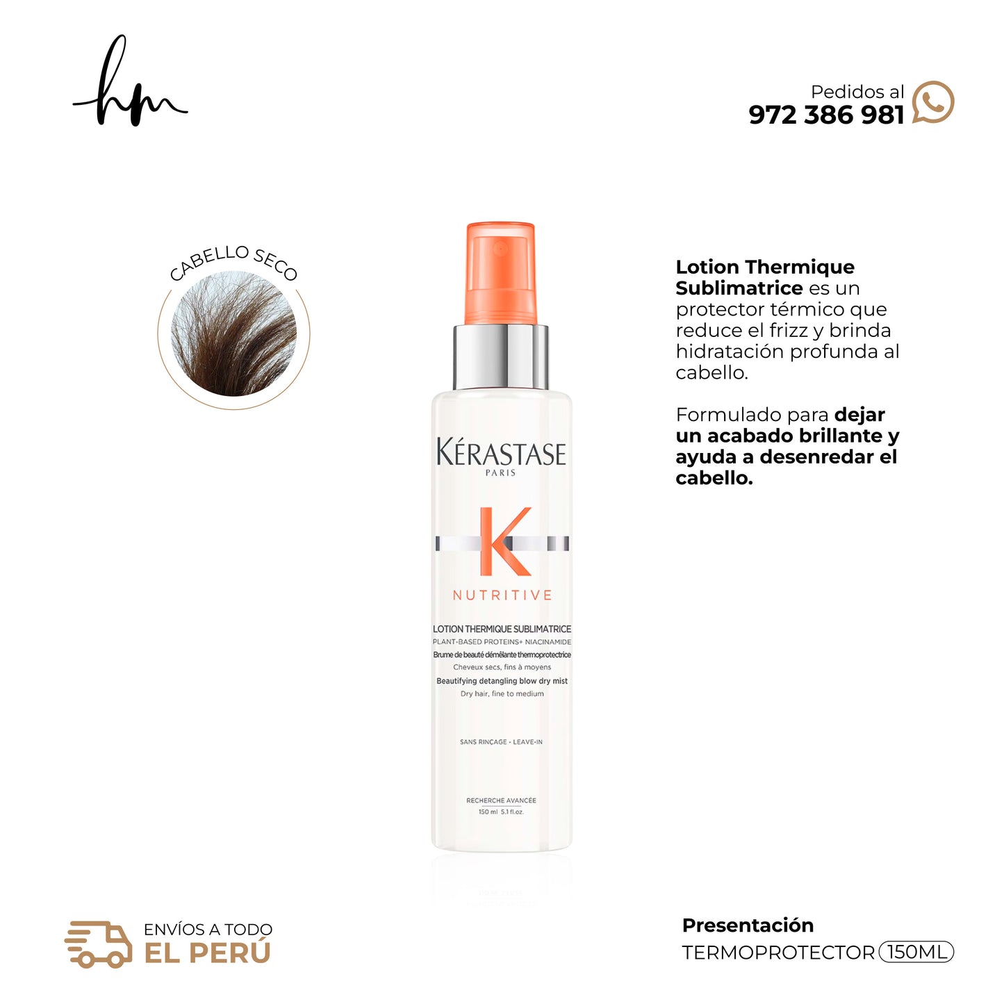 KÉRASTASE Nutritive • Termoprotector Lotion Thermique 150ml