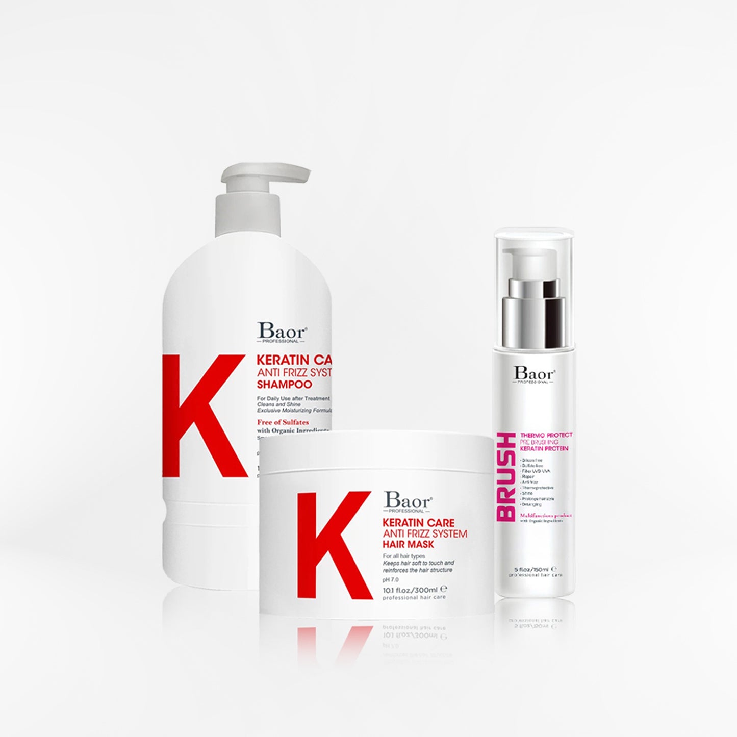 BAOR K - DUO KERATIN CARE + BRUSH