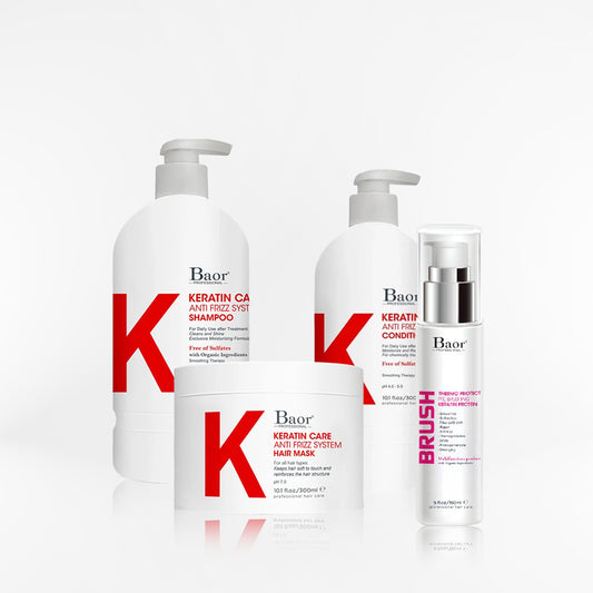 BAOR K - TRIO KERATIN CARE + BRUSH