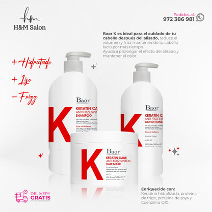 BAOR K - TRIO KERATIN CARE