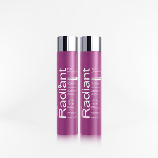 RADIANT - KERATIN PRO LUMINOUS DUO Shampoo + acondicionador 300 ml