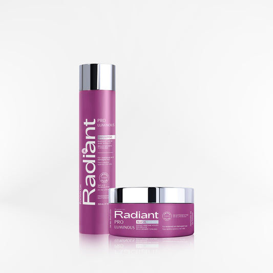 RADIANT - KERATIN PRO LUMINOUS DUO Shampoo + mascara