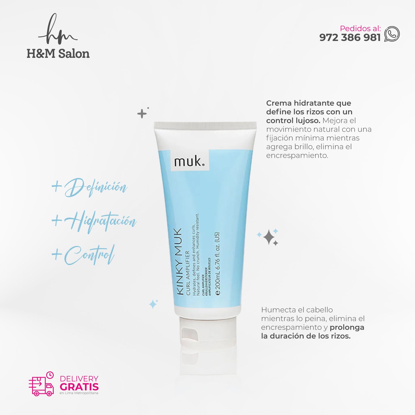 MUK - Realzador de Rizos KINKY MUK 200 ml