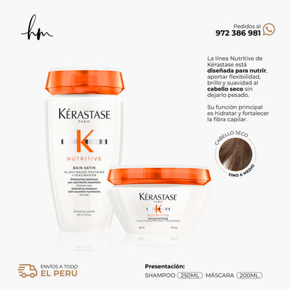 KÉRASTASE Nutritive • DUO Shampoo + Máscara