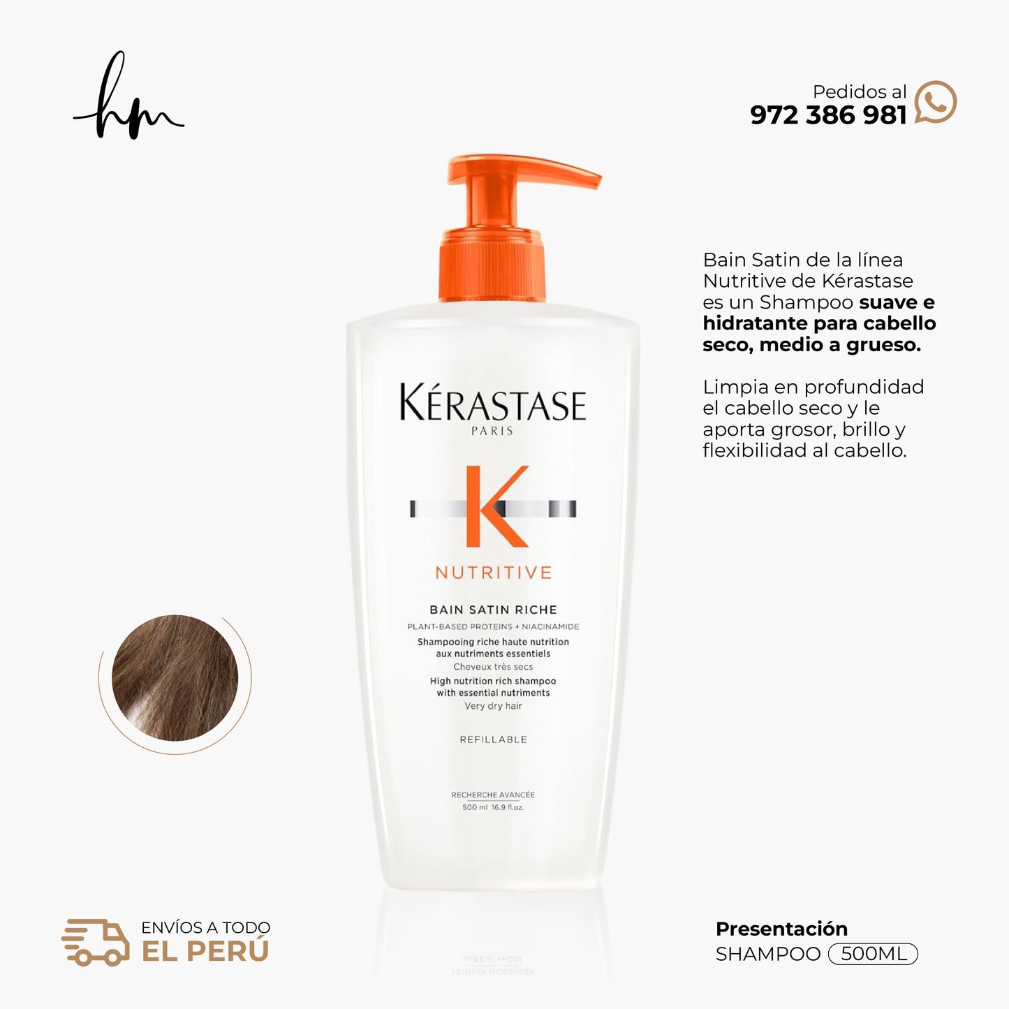 KÉRASTASE Nutritive • Shampoo Bain Satin Riche 500ml