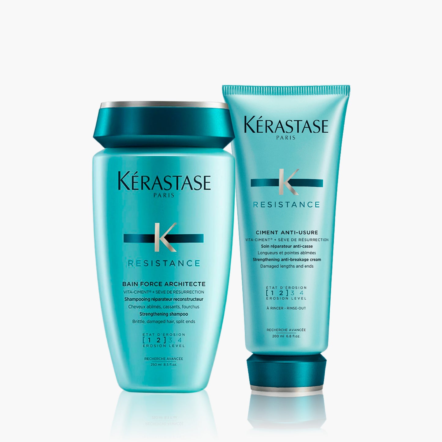 KÉRASTE RESISTANCE • DUO Shampoo + Acondicionador