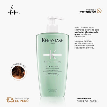 KÉRASTE SPECIFIQUE • Shampoo Bain Divalent 500ml