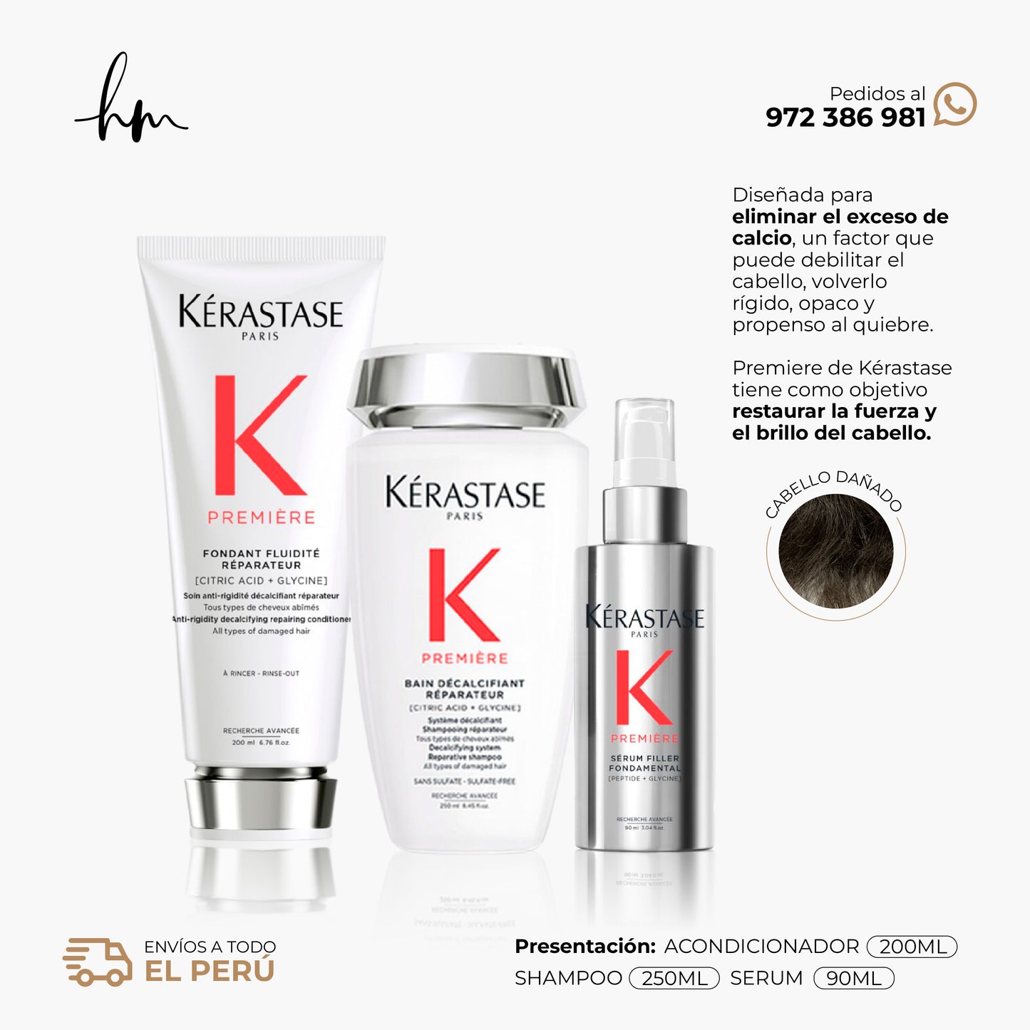 KÉRASTASE Premiere • TRIO Shampoo + Acondicionador + Serum