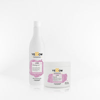YELLOW - LISS DUO shampoo y mascara anti-frizz post alisado 500 gr