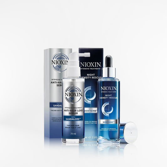 NIOXIN – Dúo Control Caida Dia y Noche – Anti Hairloss Treatment 70 ml + Nigth Density Rescue 70 ml