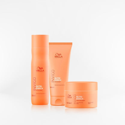 WELLA - INVIGO NUTRI ENRICH TRIO shampoo + mascara + acondicionador