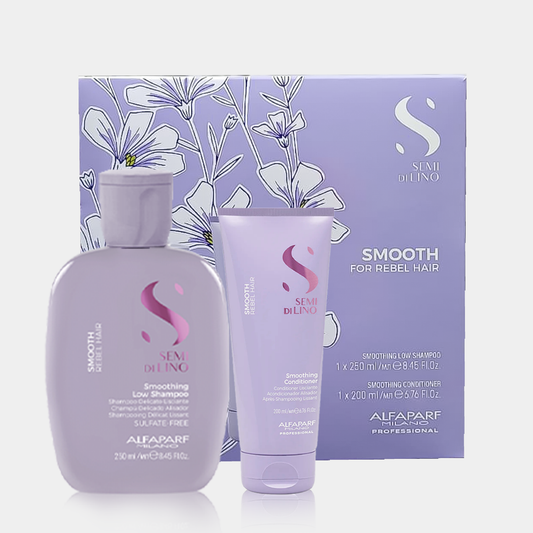 ALFAPARF SEMI DI LINO - Smoothing duo shampoo + conditioner
