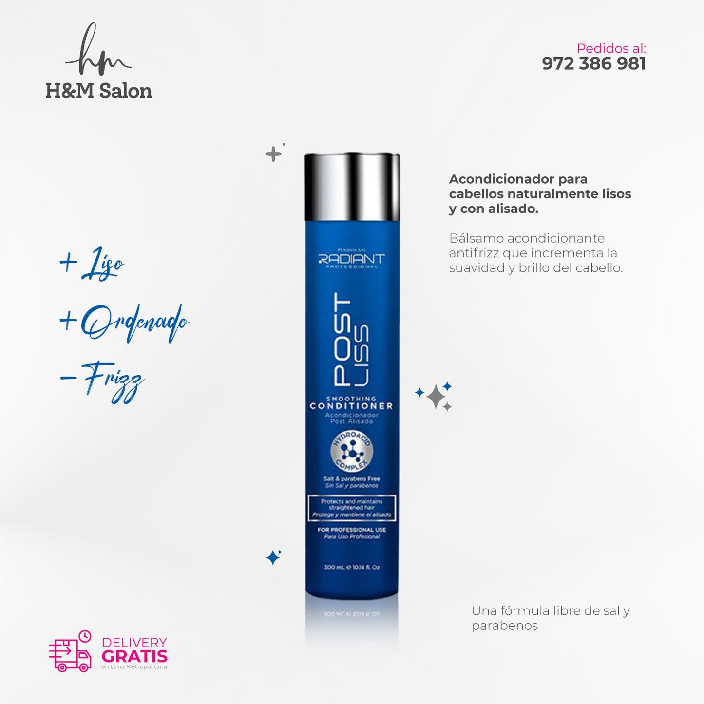 RADIANT - POST LISS Acondicionador 300 ml