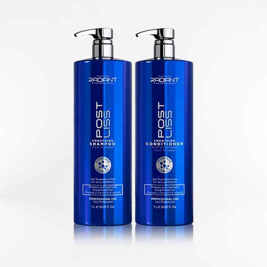 RADIANT - POST LISS DUO Shampoo + acondicionador 1000 ml