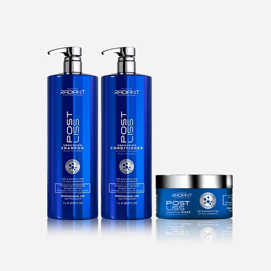 RADIANT - POST LISS DUO Shampoo + conditioner + mascara