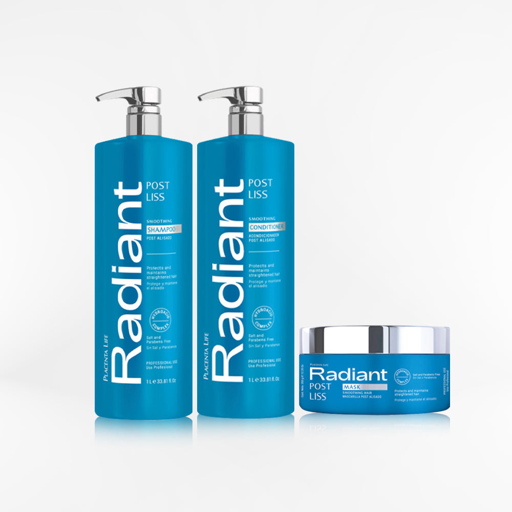 RADIANT - POST LISS DUO Shampoo + conditioner + mascara