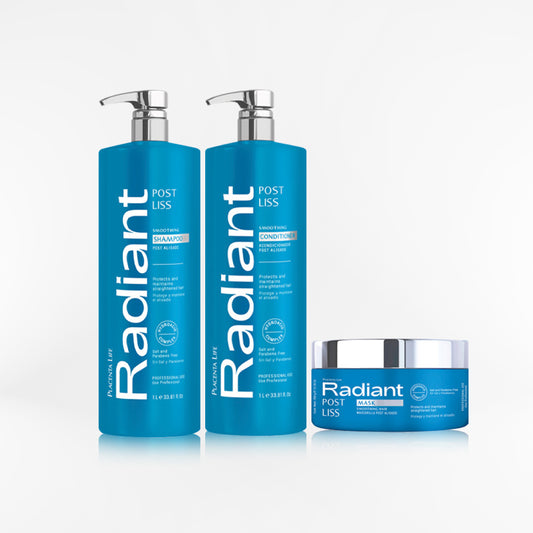 RADIANT - POST LISS DUO Shampoo + conditioner + mascara