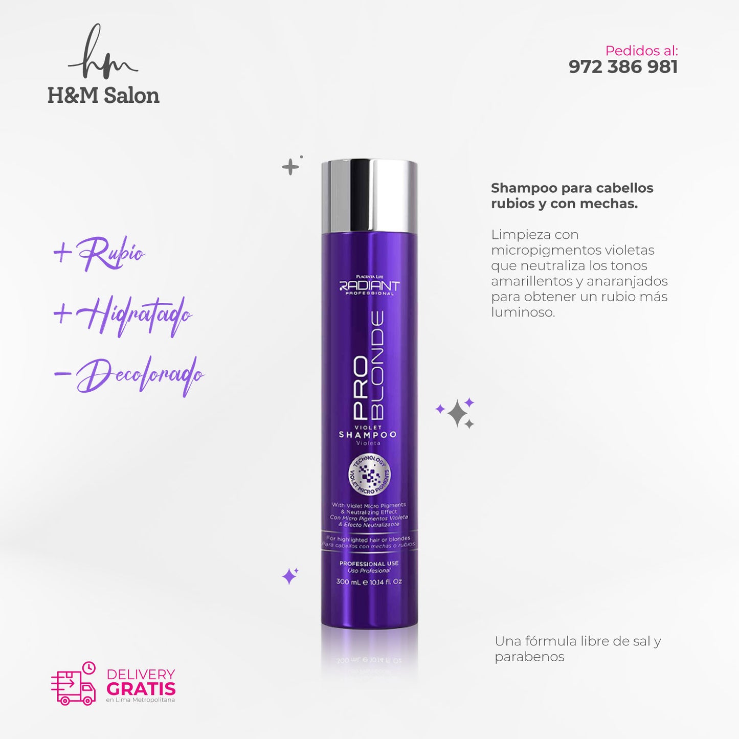 RADIANT - PRO BLONDE DUO Shampoo + mascara