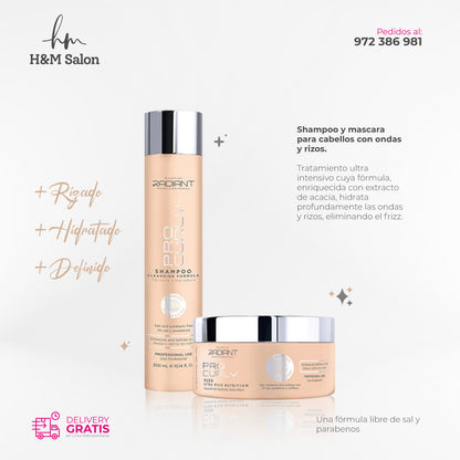 RADIANT - PRO CURLY DUO Shampoo + mascara