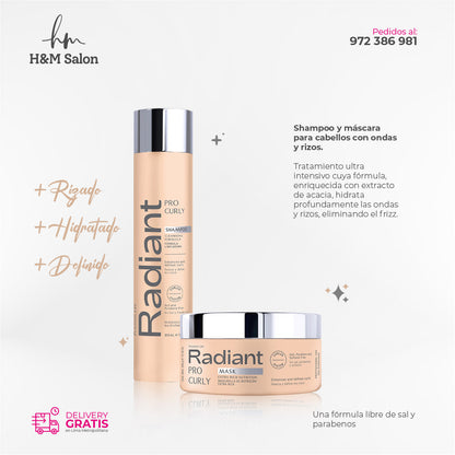 RADIANT - PRO CURLY DUO Shampoo + mascara