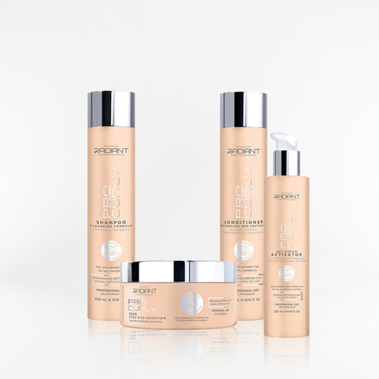 RADIANT - PRO CURLY TRIO + Gel Activador