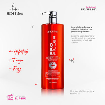 RADIANT - PRO FILLER DUO Shampoo + Acondicionador 1000 ml