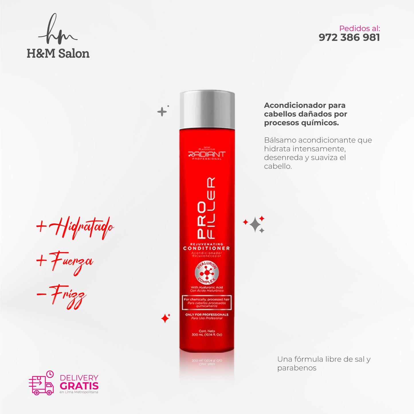 RADIANT - PRO FILLER TRIO + Serum Capilar