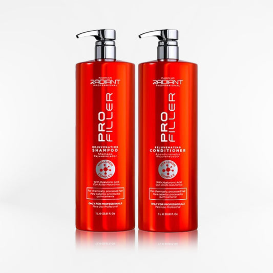 RADIANT - PRO FILLER DUO Shampoo + Acondicionador 1000 ml