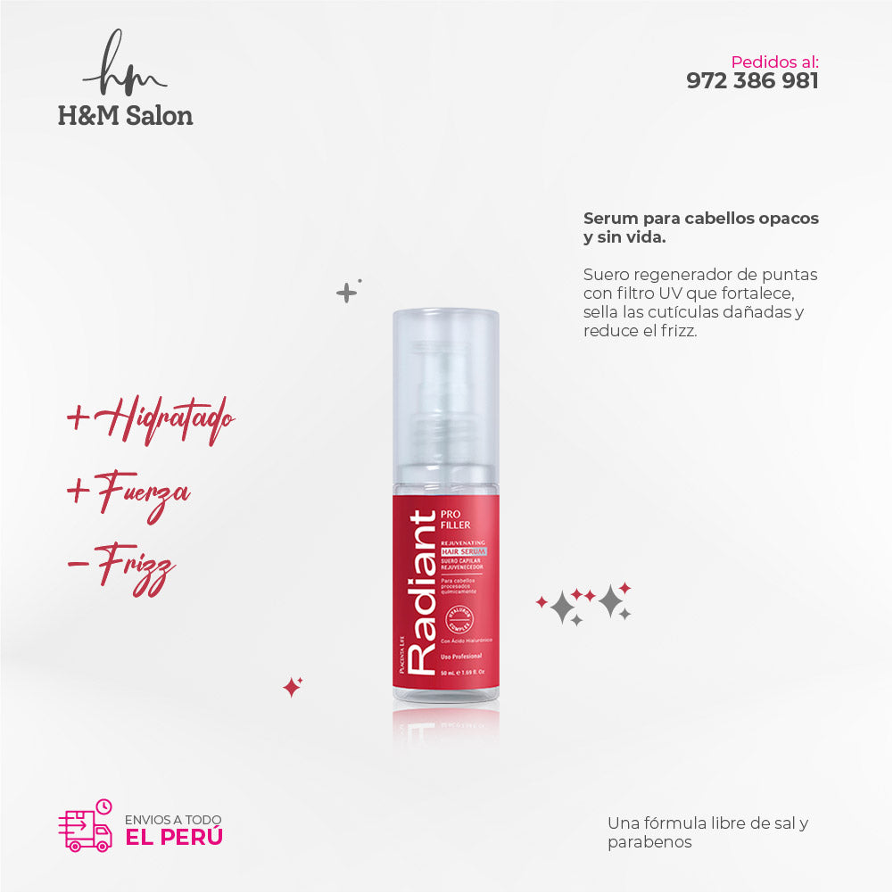 RADIANT - PRO FILLER TRIO + Serum Capilar