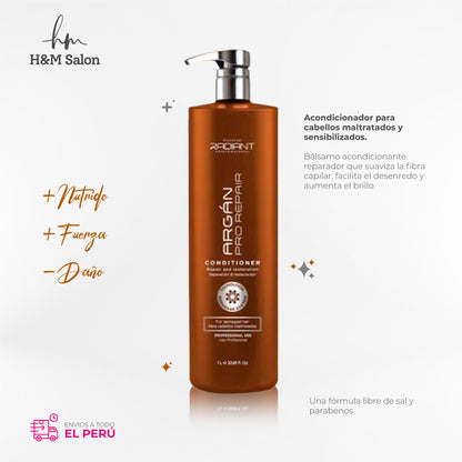 RADIANT - PRO REPAIR DUO Shampoo + Acondicionador 1000 ml