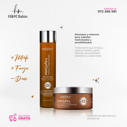 RADIANT - PRO REPAIR DUO Shampoo + Mascara