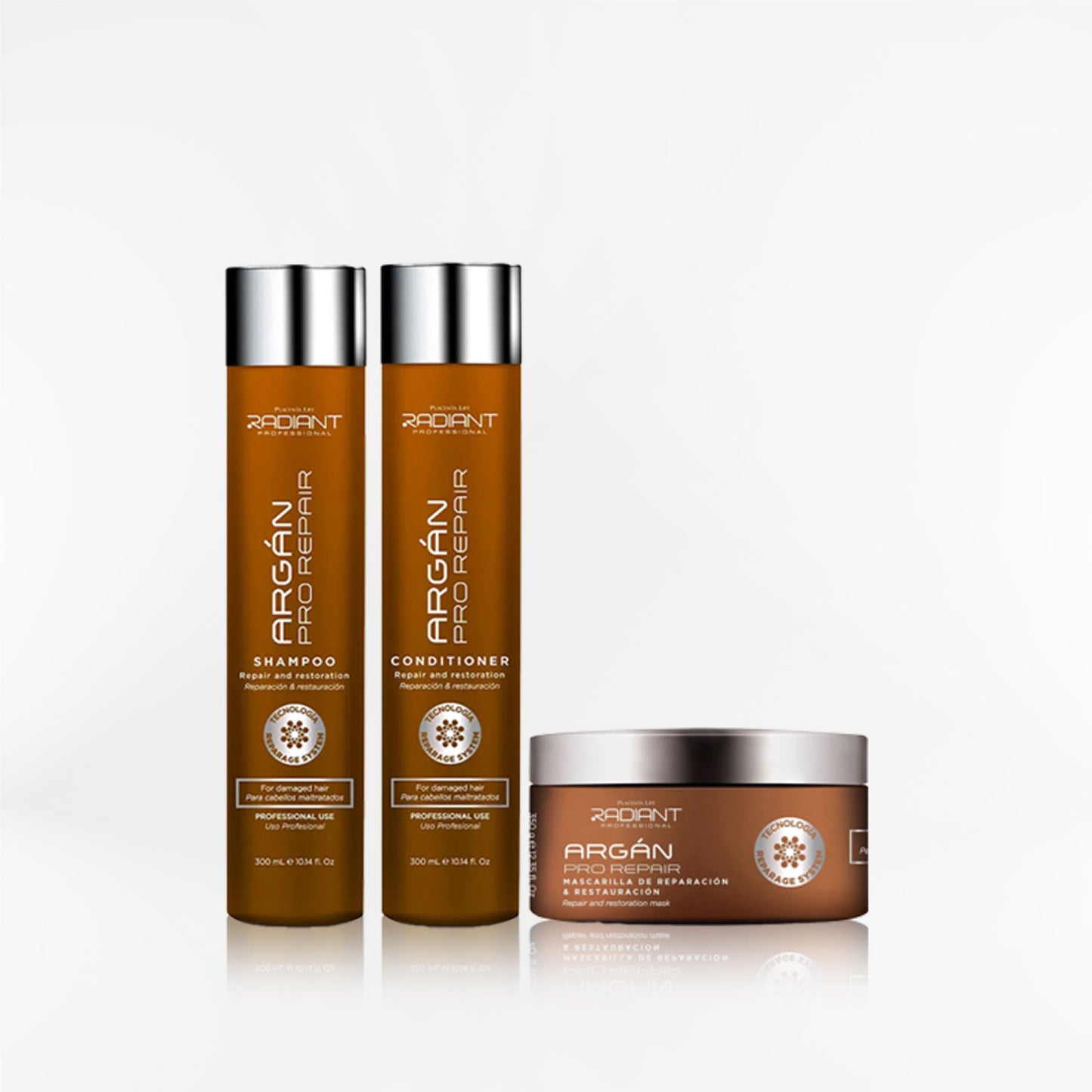 RADIANT - PRO REPAIR TRIO Shampoo + Mascara + Acondicionador