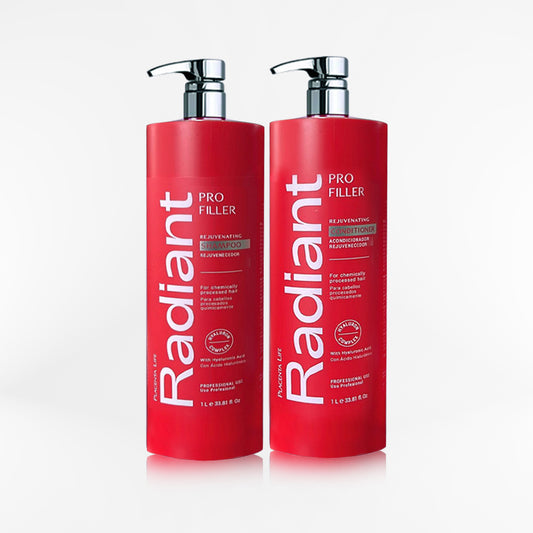 RADIANT - PRO FILLER DUO Shampoo + Acondicionador 1000 ml