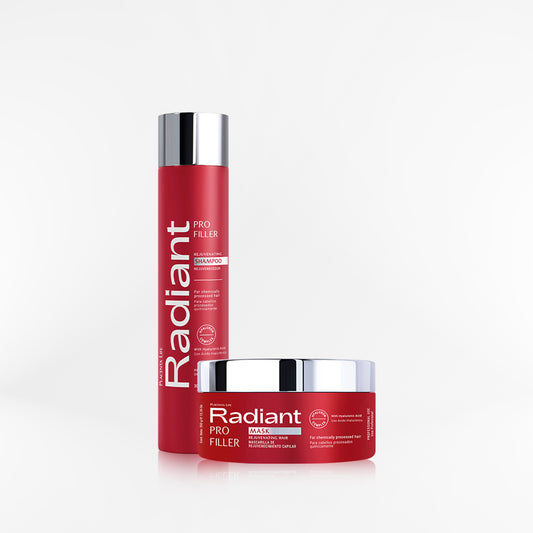 RADIANT - PRO FILLER DUO Shampoo + Mascara