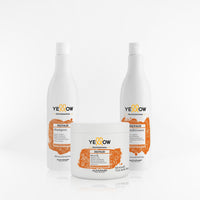 YELLOW - REPAIR TRIPACK para cabellos dañados 500 gr