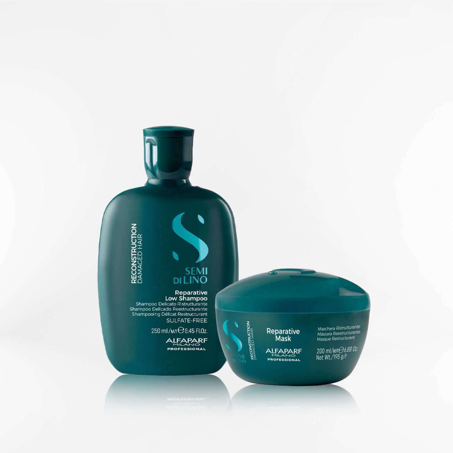 ALFAPARF SEMI DI LINO - Reconstruction duo shampoo + mask