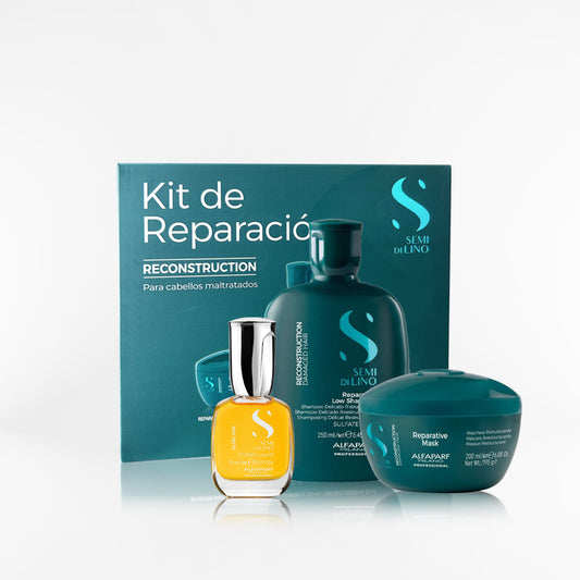 ALFAPARF SEMI DI LINO - PACK Reconstruction duo + Oil Cristalli Sublime