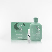 ALFAPARF SEMI DI LINO - Scalp Duo Energizing shampoo + lotion 12x10ml