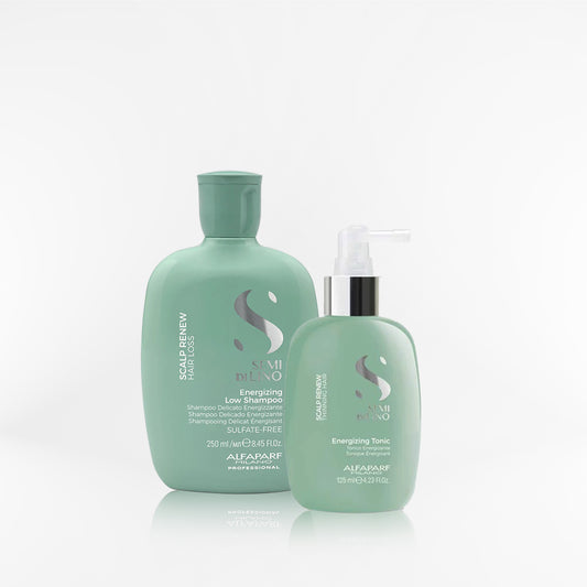 ALFAPARF SEMI DI LINO - Scalp Duo Energizing shampoo + energizing tonic
