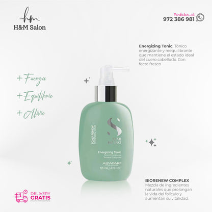 ALFAPARF SEMI DI LINO - Scalp Duo Balancing shampoo + energizing tonic