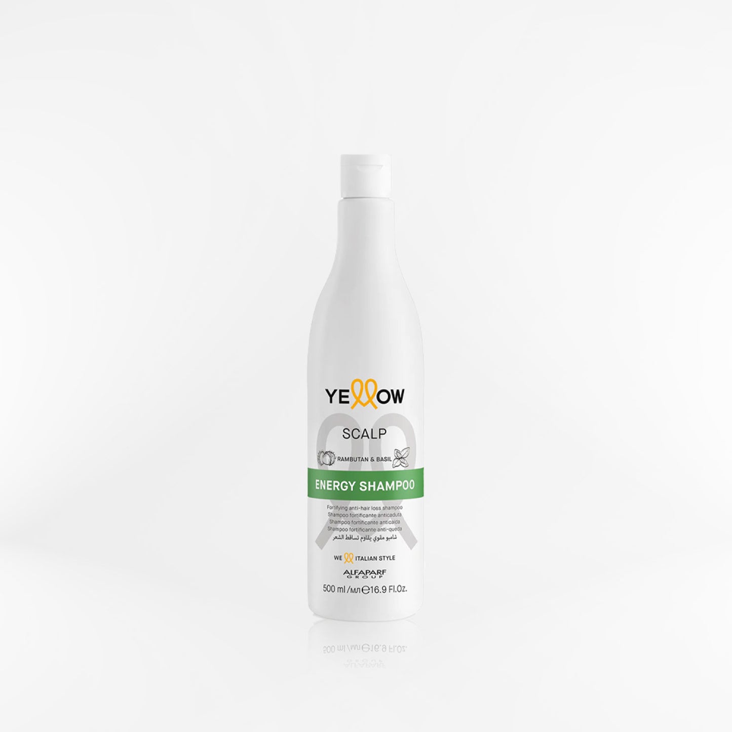 YELLOW - SCALP Energy Shampoo para caida de cabello 500 ml