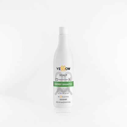 YELLOW - SCALP Energy Shampoo para caida de cabello 500 ml
