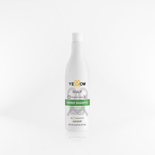 YELLOW - SCALP Energy Shampoo para caida de cabello 500 ml