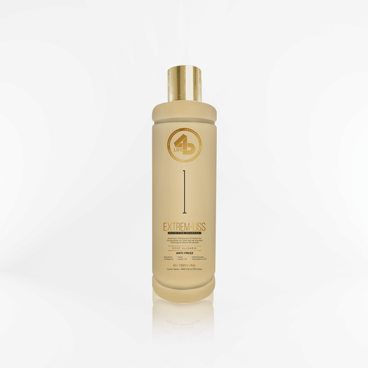 4D LIFE PROFESSIONAL - Shampoo reparación EXTREM-LISS 400 ml