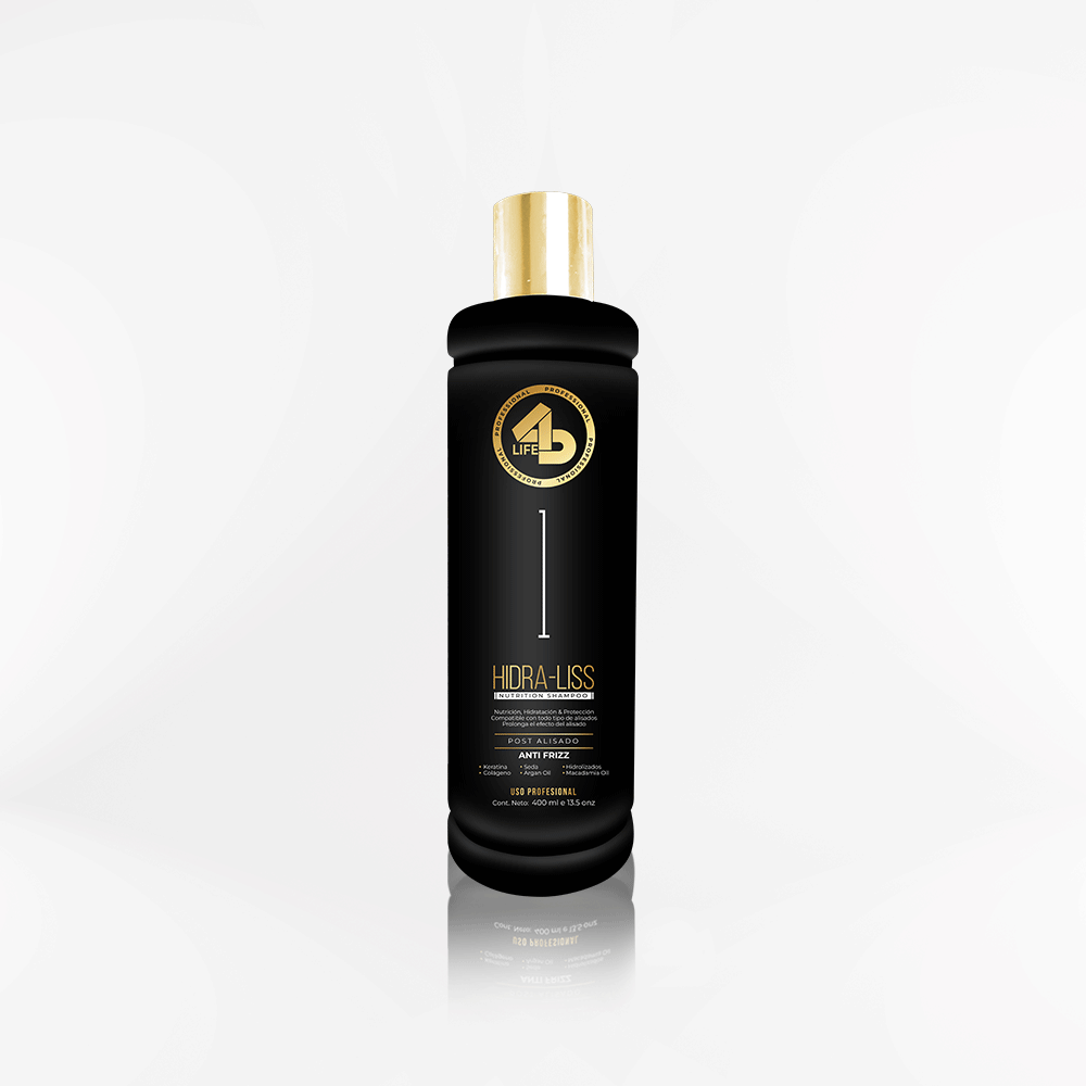4D LIFE PROFESSIONAL - Shampoo post alisado HIDRA-LISS 400 ml