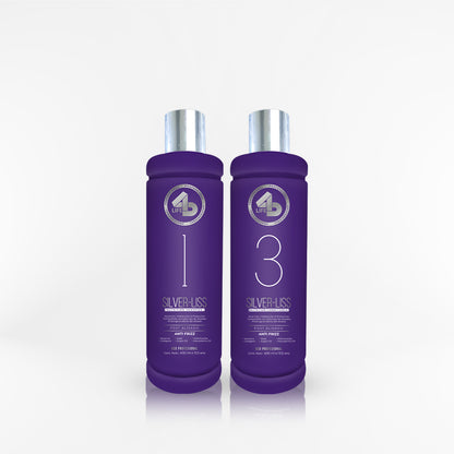 4D LIFE PROFESSIONAL - DUO SILVER-LISS shampoo + acondicionador 400 ml