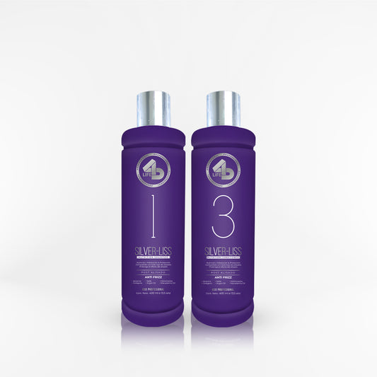 4D LIFE PROFESSIONAL - DUO SILVER-LISS shampoo + acondicionador 400 ml