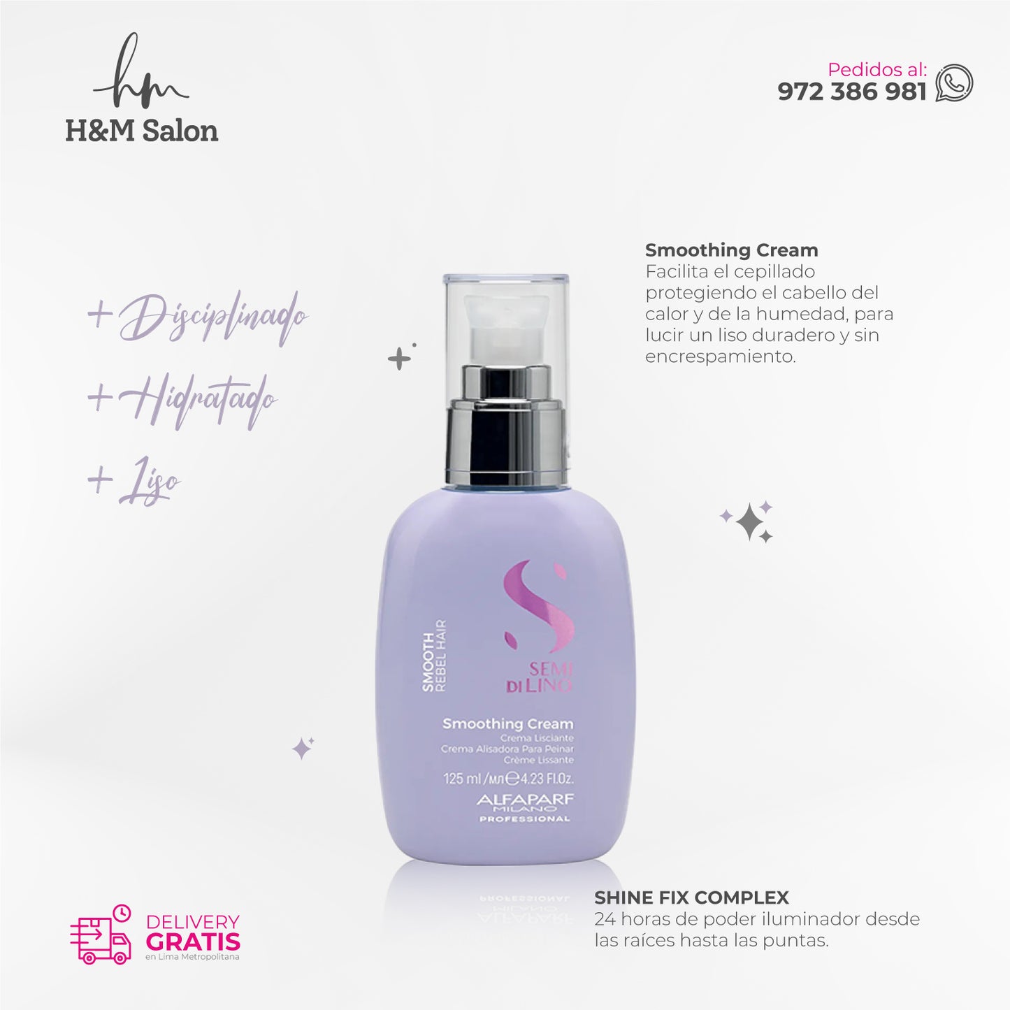 ALFAPARF SEMI DI LINO - Smoothing Cream 125 ml
