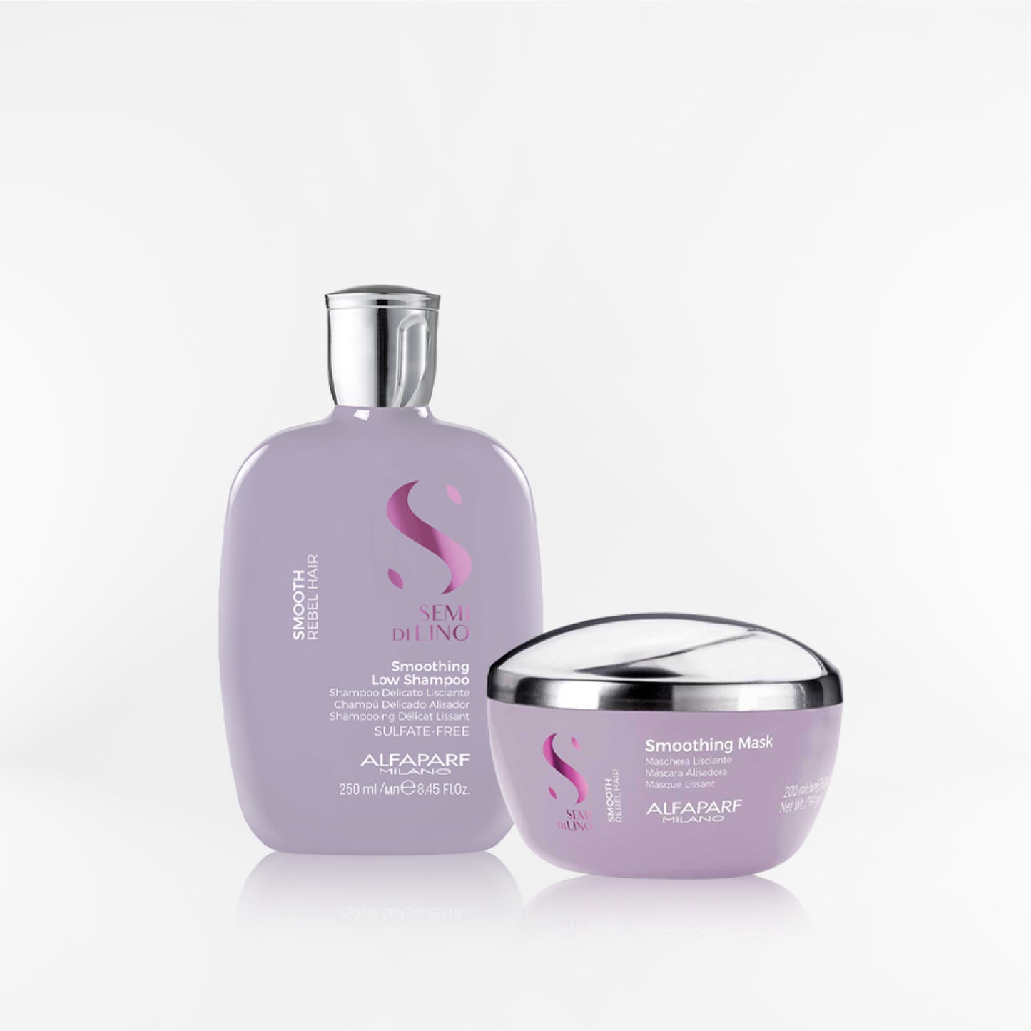 ALFAPARF SEMI DI LINO - Smoothing duo shampoo + mask
